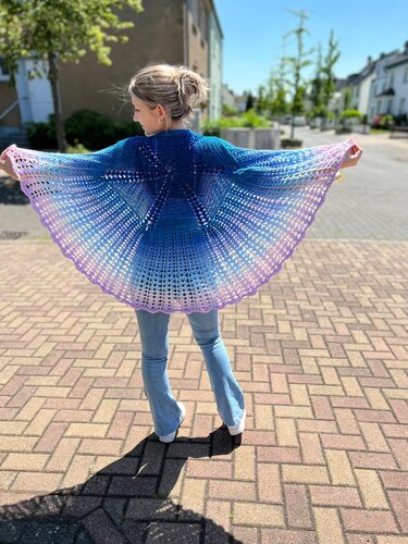 Häkelanleitung Poncho "Piratenbraut" - Bild 2
