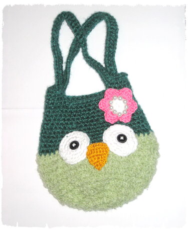 Kids owl bag - Crochet