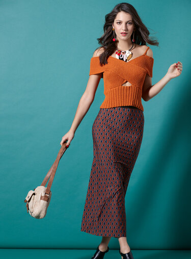 Strickanleitung Off-Shoulder-Top Amber