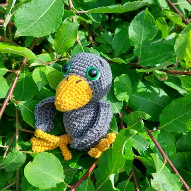 Amigurumi Crochet Pattern Raven Rufus