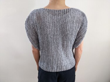 Strickanleitung Netzmuster Shirt