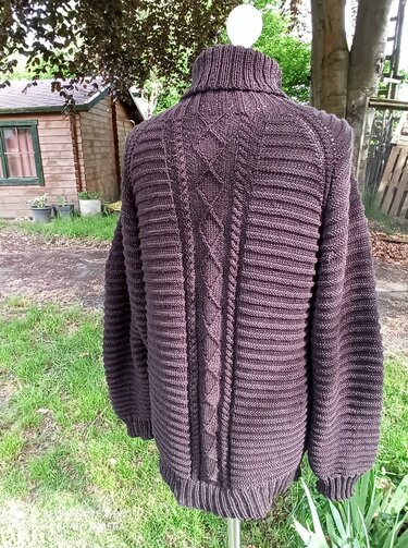 RVO-Zopf-Pullover "Seeland" bis Größe XXXXL - Stricken