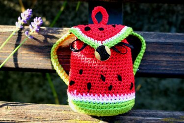 Häkelanleitung für Puppen Rucksack