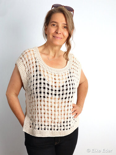 Top, Pullunder, Shirt "Aruna" - Häkelanleitung