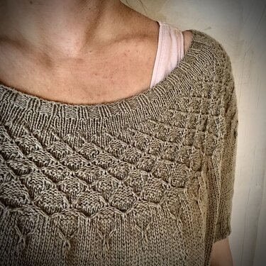 Anleitung Spin Shirt mit Muster-Rundpasse - Stricken