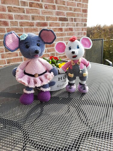 Häkelanleitung Maus Lilli