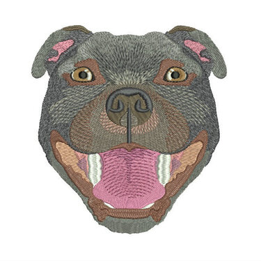 American Pit Bull Terrier - Embroidery