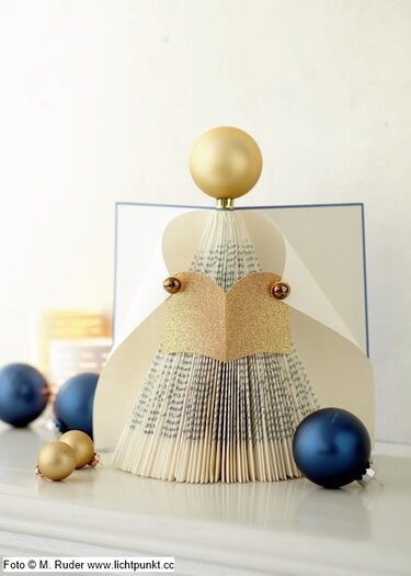 Buchengel nach Orimoto® Art (*) - Basteln