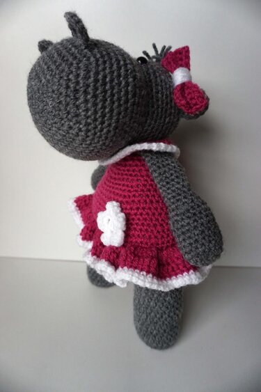 Crochet Pattern Hippo Bertha!