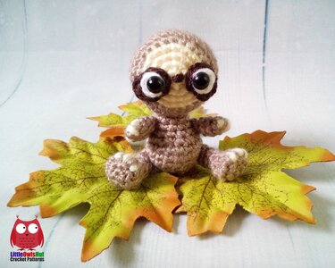 232 Crochet Pattern - Little Sloth Lulo - Amigurumi PDF file by Knittoy CP
