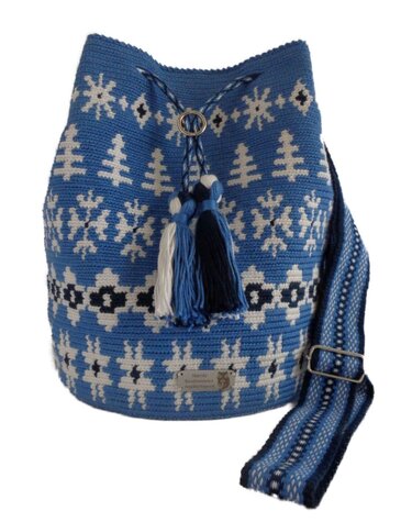 Pattern for Mochila „Sarah“/ Single-Thread-Technique of Wayuu - Crochet