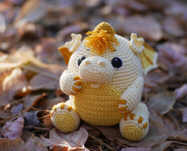 Crochet pattern baby dragon