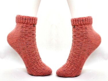 Neue Ferse! Sneaker Fixe-Quicky-Ferse,Halbpatent, Apfelkern, Gr. 34-45 - Stricken