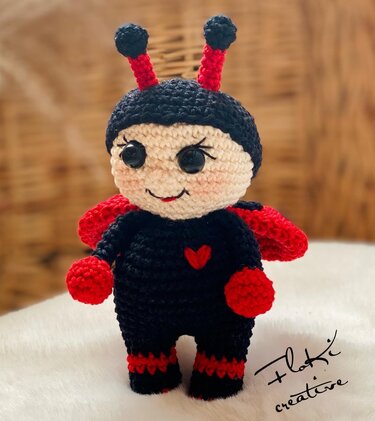 Häkelanleitung Marienkäfer Karl, PDF Deutsch, Amigurumi