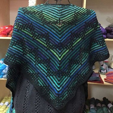 Pattern: Shawl *Visione* - Knitting