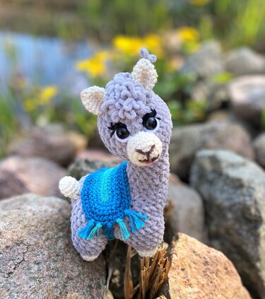 Häkelanleitung Alpaka, Minialpaka, deutsch, Amigurumi