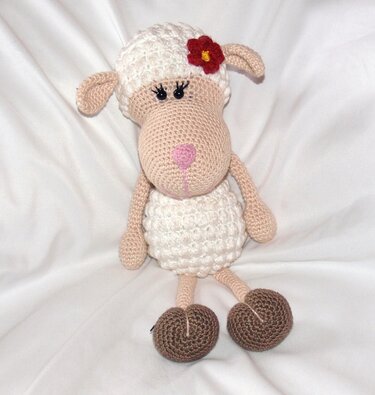 Schaf Rosi (30cm) - Häkelanleitung / PDF