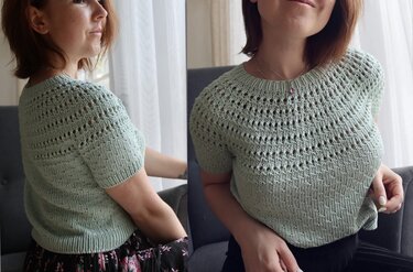 Strickanleitung Dotie Tee, Größen XS - 2XL