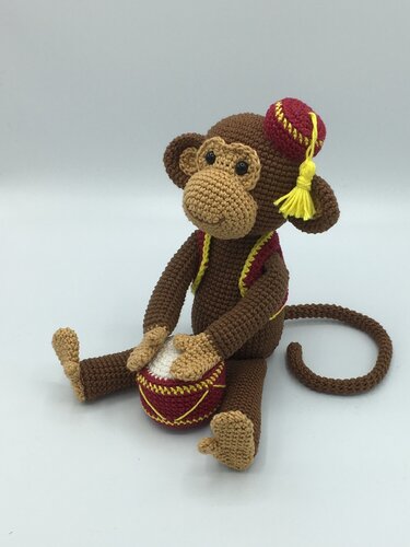 Häkelanleitung Affe Coco
