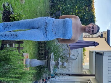 Anleitung - gehäkelte Hose "Marlene am Strand" - Häkeln