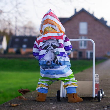 Overall HENRI mit Tierohren für Walk & Fleece 62-116 - Nähen