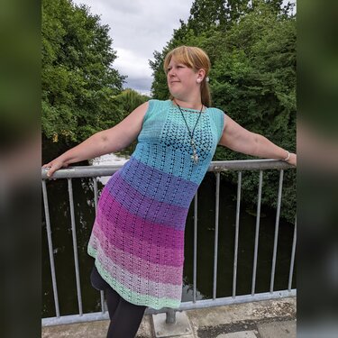 Soror Syren - asymmetrische Tunika oder Kleid häkeln - Bild 2