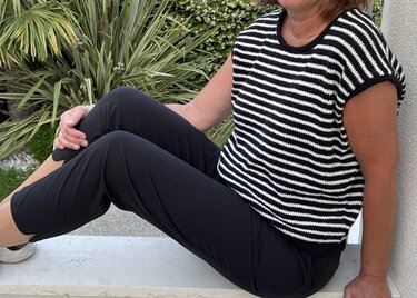 Strickanleitung Sommerpulli Kjra Nr. 2 Damen