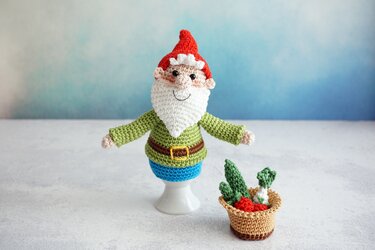 Häkelanleitung Eierwärmer Gartenzwerg - PDF Datei