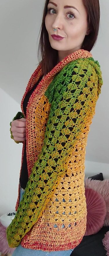 Jacke Yuna häkeln Kapuzenjacke - Bild 2