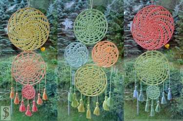 Mandala - Mobile Häkeln