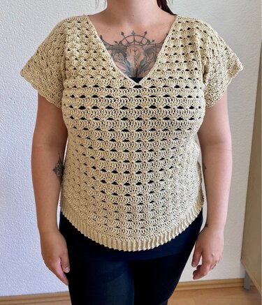 Häkelanleitung für das Sommer Shirt Olive