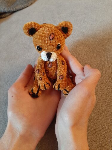 Häkelanleitung Mini Leopard "Maxi" |  Sprache: Deutsch