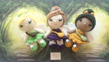 Pippa in Fairy Costume- Crochet Pattern- English