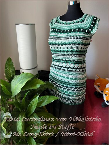 Häkelkleid "Lucindinez" RVO für alle Größen geeignet - Häkeln