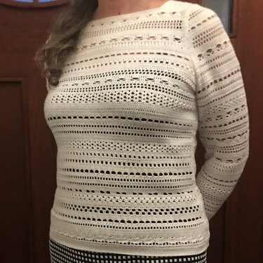 Pulli "Superfine" im Multimuster - Häkelanleitung