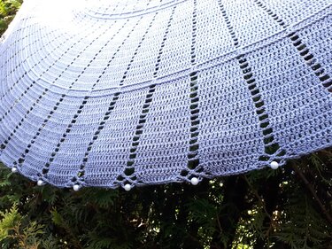 CroShell - Häkelanleitung für ein halbrundes Schultertuch