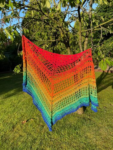 Pattern shawl "Summerlightly" - Crochet