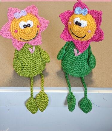 Blumen Kantenhocker - Häkeln