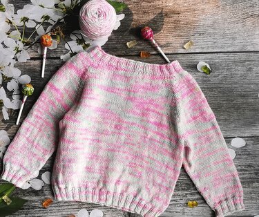 Kinderpullover stricken aus Sockenwolle - 62 bis 104 - SCHLINGEL