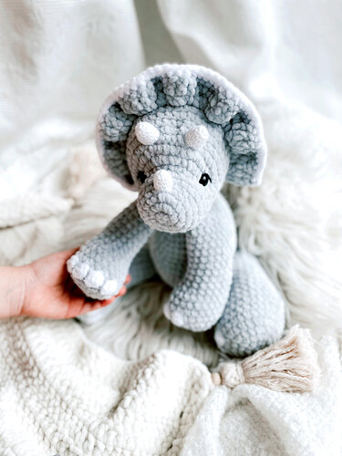 Häkel - Anleitung/Pattern Triceratops Theo & Jule *Amigurumi* deu./engl.