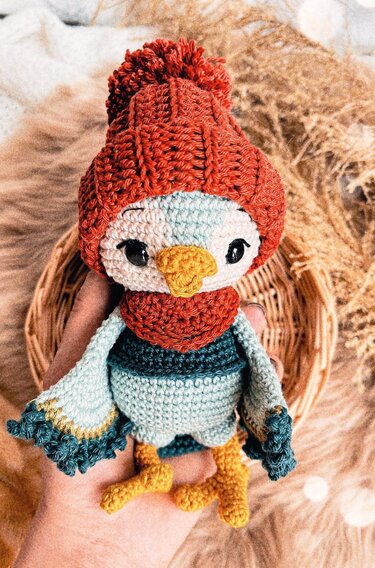 Häkelanleitung Vogel "Tori" | Sprache: Deutsch