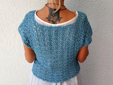 Shirt, Tunika "Magic Summer", alle Größen, häkeln - Bild 3