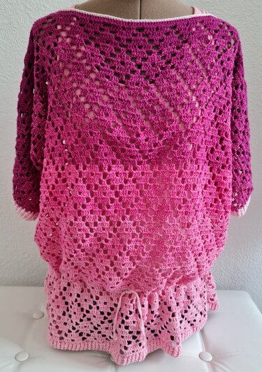 Top Tunika "Marie" - Häkelanleitung - Häkelshirt (Gr. S/M, L/XL)