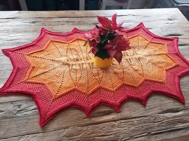 Häkelanleitung Tischläufer Stella Magica