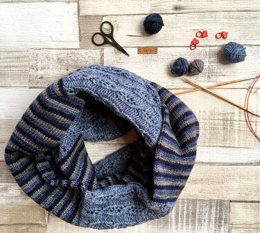 Strickanleitung Loop "Contra Vent" / Schlauchschal