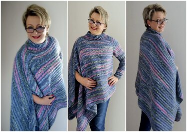 Poncho häkeln - Ponchover - Häkelanleitung PDF