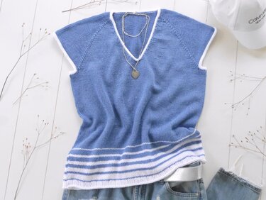 Strickanleitung – RVO-Shirt IVY - Größen XS - 2 XL No. 250 - Stricken