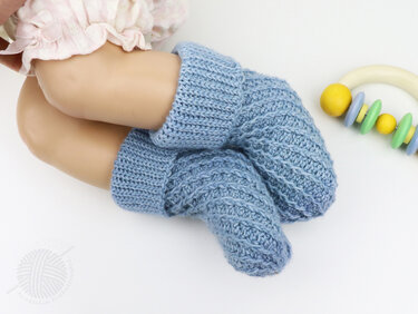 Spiral socks for babies/children without heel, upper cuff in 2 var. - Image 9