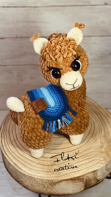 Häkelanleitung Alpaka, alpaca, Lama,  deutsch,  Amigurumi