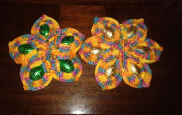 Schoko-Blumen - Häkeln